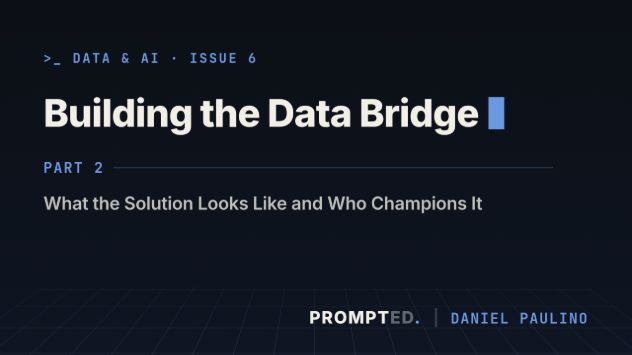 Original cover for Building the Data Bridge · Part 2