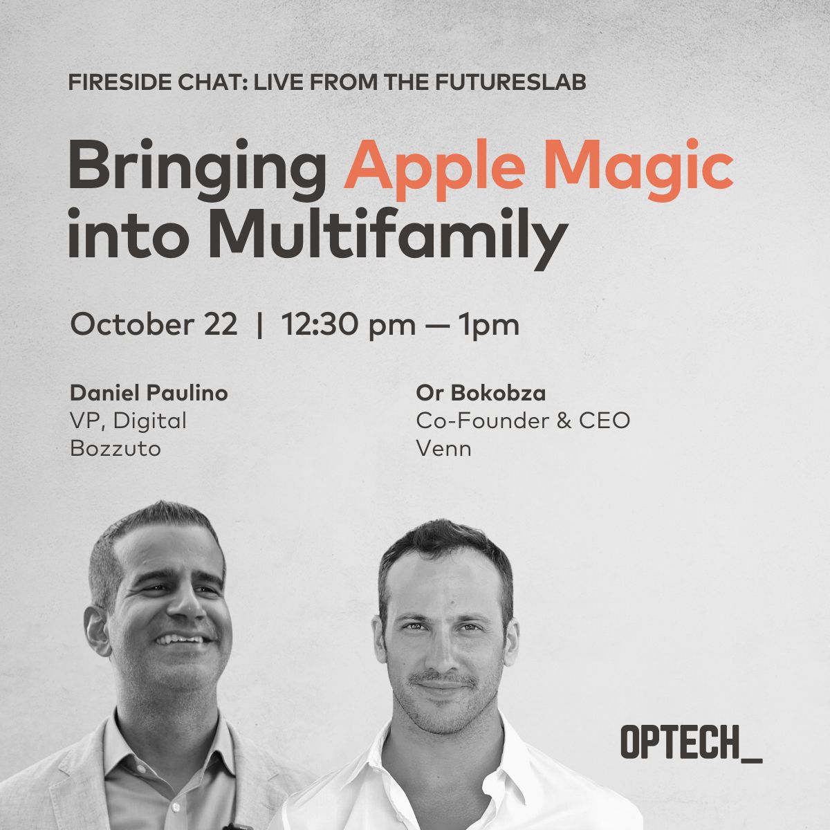 Event announcement for Bringing Apple Magic into Multifamily
