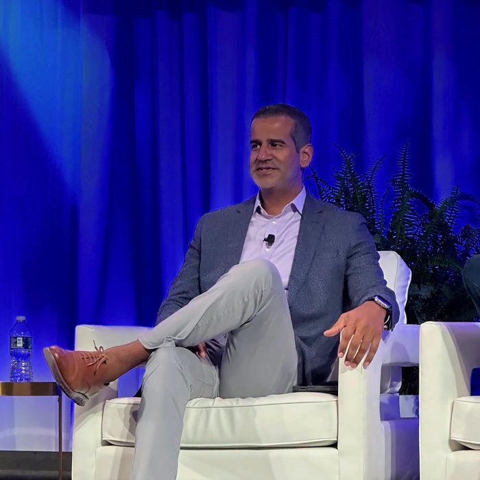 Daniel Paulino on stage at Tealium Digital Velocity